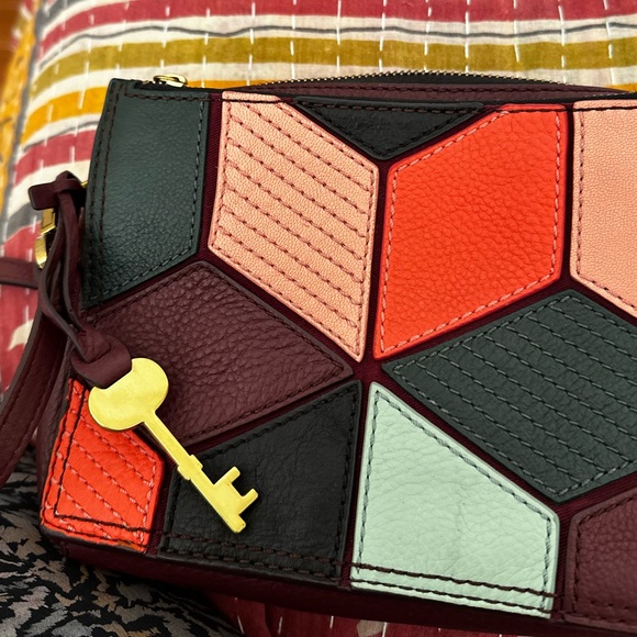 Fossil Campbell Patchwork Bag - Picture 5 of 8